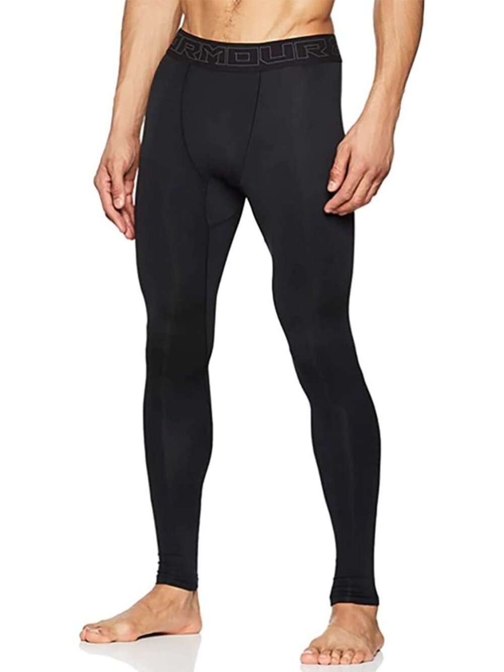 Under Armour ColdGear Leggings Black Men's 1282959-001 Size Small